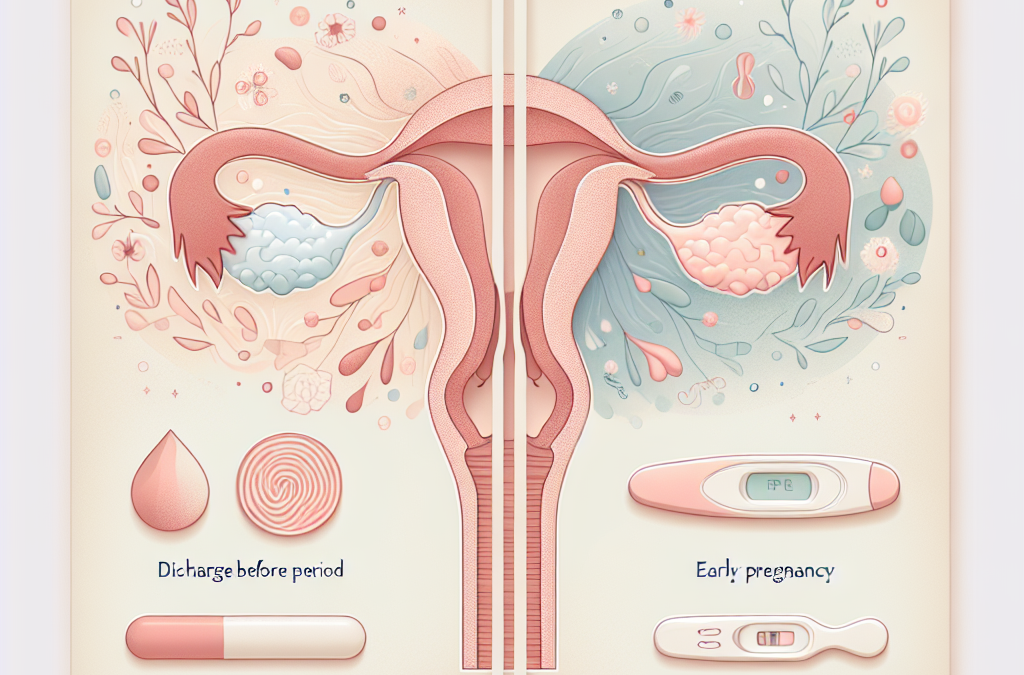 Discharge before period vs early pregnancy