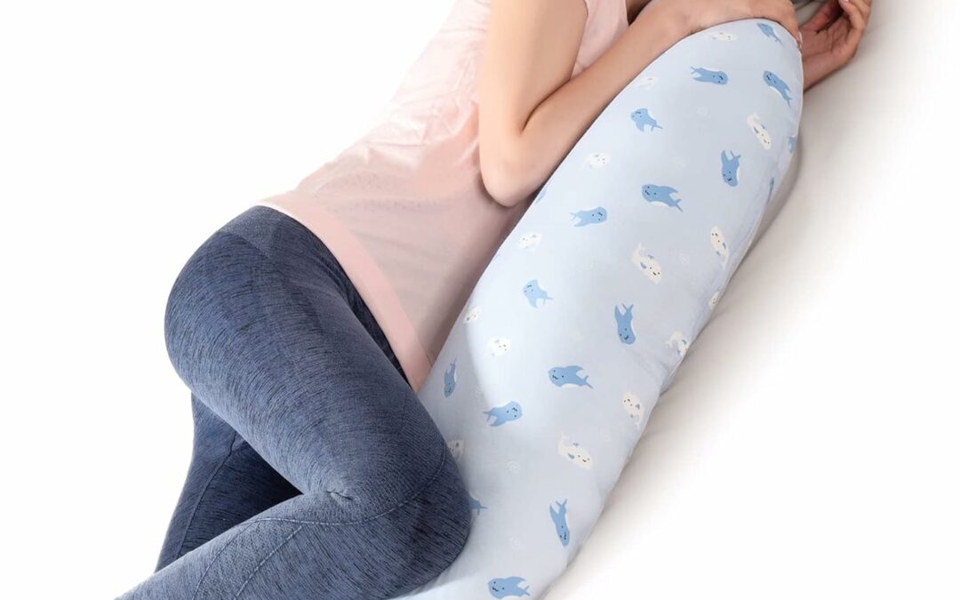 Maternity Pillow, Side Sleeper Pregnancy Body Pillows for Sleeping, Breastfeeding Nursing Pillow, Back Body Leg Head Belly Support, with Washable Removable Cover Case