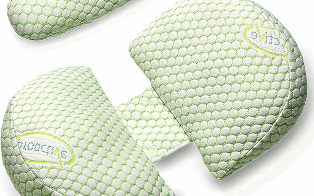 Pregnancy Pillow, Pregnancy Body Pillow for Sleeping, Maternity Side Sleep Pillow for Pregnant Women Back, Legs, Belly, HIPS Support (Light Green)